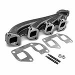 A-Premium Left Exhaust Manifold with Gasket Kit Compatible with Ford F-150 2010-2014 F-250 F-350 Super Duty 2011-2020 V8 6.2L