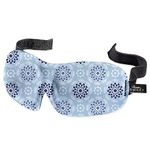 Bucky 40 Blinks No Pressure Printed Eye Mask for Travel & Sleep, Starling Blue, One Size