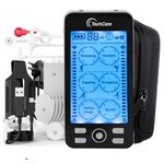 Tens Unit TechCare Plus 24 Massager Muscle Stimulator Device Machine Pulse Massager with Protective Cover Case Sciatica Plantar Fasciitis Tennis Elbow Back Shoulder Neck