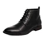 Bruno Marc Men's Dress Ankle Boots Cap Toe Lace-up Oxford Boot Black Size 7 M US Warner-2