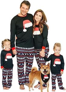 IFFEI Christmas Pajamas for Family Matching PJ's Sets for Large Pet
