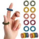 Mr. Pen- Spiky Sensory Rings, 10 Pack, Assorted Colors, Stress Relief Fidget Sensory Toys, Fidget Rings, Fidget Ring for Anxiety, Stress Relief Rings, Massager for Fidget ADHD Autism, Sensory Ring