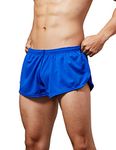 SEOBEAN Mens Sports Running Training Sprint Shorts (M(28-30"), 20603 Blue)