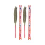 Monkey 555 SM Grass Broom-Pack of 2 | Removes Fine Dust | Garo-Hill Grass | Durable & Flexible | Special Quality | Perfumed Acupressure Handle | Less Strain| Fast Sweeping Broomstick