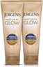 Jergens Natural Glow +Firming Self Tanner Body Lotion, Medium to Deep Skin Tone, Sunless Tanning Moisturizer with Collagen and Elastin, Helps to Visibly Reduce Cellulite, 7.5 Oz, Pack of 2