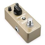 Donner Tremolo Pedal, Golden Tremolo Guitar Pedal Analog Tremolo Effect Pedal for Electric Guitar and Bass,True Bypass