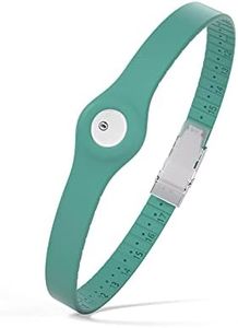 Divoti Glucose Monitor Sensor Cover Armband Compatible for Freestyle CGM Libre 3| Silicone Adjustable Trim to Fit, & Quickly Put-on- Waterproof, Hypoallergenic Teal Green