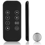 Motiexic Remote Control for Bose Solo 5 10 15 Series ii TV Sound System with CR2025 Battery Inside Bluetooth Key Button (Black)