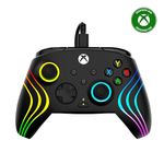 Turtle Beach Afterglow Wave Black Wired RGB Gaming Controller with Mappable Buttons, Hall-Effect Hair Triggers and Audio Controls. Licensed for Xbox Series X orS, Xbox One & Windows
