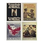 US Marines Posters - Set of 4 Famou