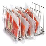 Sous Vide Rack, Stainless Steel Adjustable, Collapsible Sous Vide Cooking Rack for Even and Quick Warming Compatible with LIPAVI Container C10