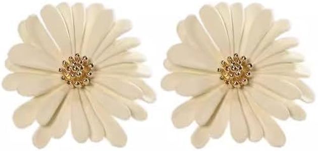 Daisy Earrings Yellow Flower Stud Earrings Summer Gold S925 Anti-allergic Fashionable Jewelry Birthday Gift Valentine Gift for Her