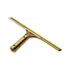 Ettore 10014 Pro Series Brass Squeegee, Rubber, Gold, 14-Inch