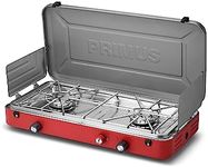 Primus Profile Portable 2-Burner Camping Stove | Perfect for Overlanding and Camping |Piezo Ignition for Easy Start, Black