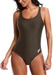 beautyin Womens Swimsuit Racerback One Piece Athletic Bathing Suit Swim Team Suits