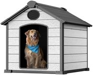 EHHLY 46" Large Dog House Outdoor W