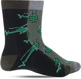 LUTHER PIKE SEATTLE Funny Socks For men: Funky Mens Dress Socks, Crazy Socks, Fun Socks for April Fool day Gift