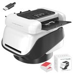 BeSokar Automatic Card Dealer & Shuffler with 360° Rotation Function, Adjustable Card Distribution for Any Number of Players, Versatile Output Angle, Compatibility​​ (black&white)