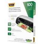 Fellowes Thermal Laminating Pouches, Letter Size Sheets, 5mil, 100pk