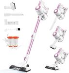 CHINMIN Cordless Vacuum Cleaner, 4 in 1 Lightweight Stick Vacuum Cleaner with 150W Motor and Detachable Battery, Ideal for Home, Hard Floor, Carpet, Pet Hair