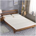 ARyako 100% Natural Latex Topper Firm -Firm - 2/3/4 Inch - Twin Size - Durable And Not Easy To Collapse,Memory Foam Mattress Topper,Natural Latex Mattress,4in,135x190cm(53x75in)