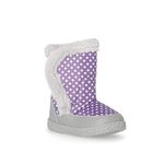 Trespass Tigan, Viola, 25, Waterproof Winter Boots for Kids / Girls, UK Size 7, Purple