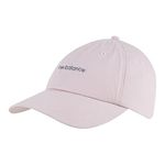 New Balance Men's, Women's, Unisex 6 Panel Linear Logo Hat, Classic Stylish Baseball Cap, One Size Fits Most, Stone Pink