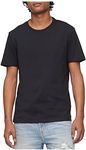 Calvin Klein Men's Smooth Cotton Solid Crewneck T-Shirt, Black Beauty, Large