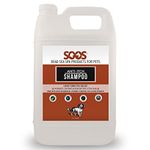 Soos Pets Dog Shampoo for Cats and Pets Natural Dead Sea Anti-Itch Fast Absorbing Clean fur with Vitamins Minerals Essential Oils Natural Ingredients Antiba-cterial for Dogs and Cats - 1x Pet Shampoo (4L)