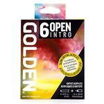 Golden Artist Colors, Open Slow-Drying Acrylics, 6-Color Intro Set