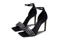 GUESS Women's Saile Heeled Sandal, Black 001, 7 UK