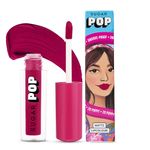 SUGAR POP Matte Lipcolour 20 Poppy - 1.6 ml - Richly Pigmented | Super Matte | Lasts 8+ hours | Non-Drying