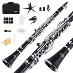 Jinqu YANASON Black Ebonite- Nickel Keys Bb B Flat Clarinet Musical Instrument Clarinet