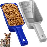 2 Cup Dog Food Scoop(2 Pack), Plast