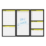 Dry Erase Workout Calendar Poster - Fitness Calendar, Workout Planner, To-Do List, Fitness Planner Notes Section for Workout Tracking and Home Gym