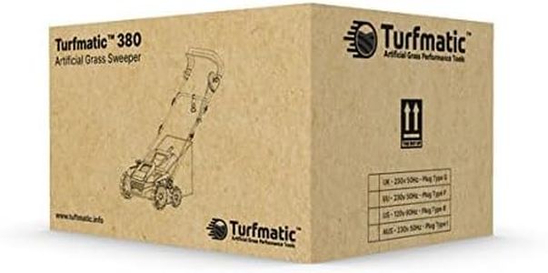 Turfmatic Artificial Grass Sweeper – 380mm Lawn Cleaning Tool