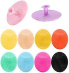 10PCS Silicone Facial Cleansing Brush,Super Soft Face Scrub Clean Brush, Acne Blackheads Removing Handheld Face Scrubber,for Sensitive, Delicate, Dry Skin