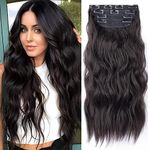 Clip in Synthetic Hair Extensions L