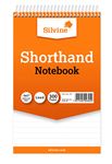 Silvine 8x5" Reporter's Spiral Shorthand Notebook with 300 Pages (Pack of 5)