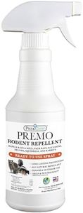 Rodent Repellent Spray by Premo Guard - 32 oz - Natural Child & Pet Safe - Uses Peppermint Oil to Repel Mice, Rats, Skunks, Raccoons, Deer & Other Unwanted Animals - Ready to Use for Indoor & Outdoor
