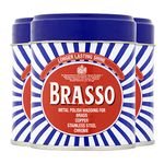 Brasso Metal Polish Wadding, 75g, 3-Pack