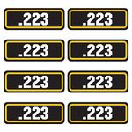 223 Ammo Sticker 8 Pack