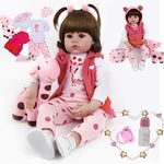 antboat 20 inches 50cm Reborn Dolls Baby Girls Real Life Baby Dolls Soft Silicone Toddler Doll Cheap Pacifier Toys