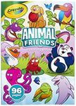 Crayola 96pg Animal Friends Colouring Book, Hours of Colouring Fun for Kids, Perfect for Rainy Day Activities, Stickers Included