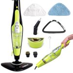 H2O HD 5 in 1 Multipurpose Hand Held, Floor, Carpet, Wood, Garment and Glass Cleaner for Whole Home Use, Compact, Portable and Folds for Easy Storage.