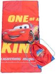 Jay Franco Disney Pixar Cars One of A Kind Slumber Sack - Cozy & Warm Kids Lightweight Slumber Bag/Sleeping Bag - Featuring Lighting McQueen (Official Disney Product)