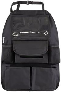 Maxi-Cosi Deluxe Back Seat Multi Pocket Organiser - Black, Multi-Pocket Storage for Toys, Bottles, Snacks & iPad, Universal Fit, Easy to Clean, Stylish Design