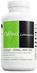 DAVINCI Labs CoQ10 - DMG 300/300 - Supports Heart Health and Energy Function - Dietary Supplement with Coenzyme Q10 & Vitamin E - Vegetarian - Gluten-Free - 60 Orange Flavored Chewable Tablets