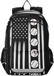 Glaphy American Flag Baseball Backp