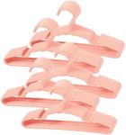 50 pcs Pink Baby Nursery Closet Hangers,Non-Slip Laundry Infant Pant Hanger for Newborn Clothes,Ultra-Thin Child Coat Hanger for Girl Boy Toddler Kid